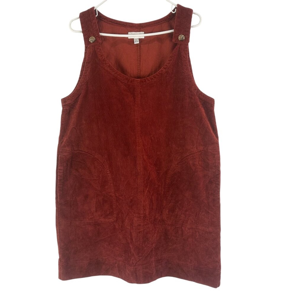Chic Red Corduroy Mini Dress